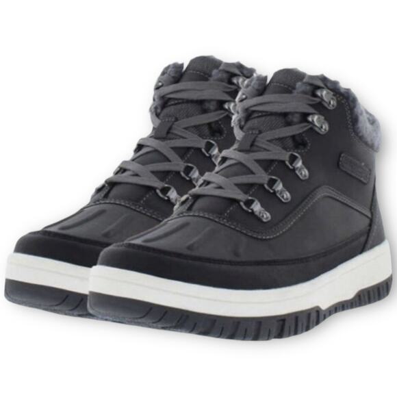 NWT Weatherproof Landon Men’s Suede Sneaker Boots – Grey – Size 13 main image 5